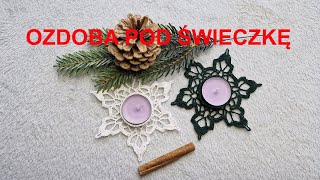 Ozdoba pod świeczkę Candle decoration Decoración de velas [upl. by Eirrem]