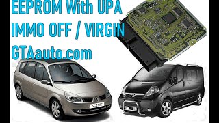 RENAULT SCENIC EDC15C13 VIRGIN IMMO OFF UPA READ EEPROME EASY [upl. by Bergmans]