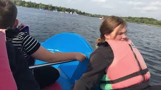 Pedalo on Willen Lake [upl. by Sanders]