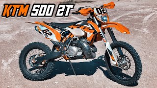 ESSAI DU 500cc 2 TEMPS KTM  J’ai mal aux bras [upl. by Eatnuhs298]