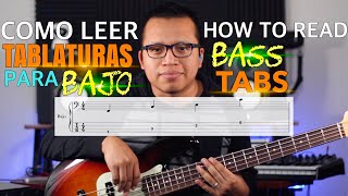 Como Leer Tablaturas para Bajo  How To Read Bass TABS [upl. by Biddick]