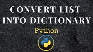 Python 3  Convert two lists into a dictionary  Example Programs [upl. by Yortal]