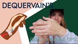 Treat DeQuervains Tenosynovitis  in 5 minutes [upl. by Nairot]