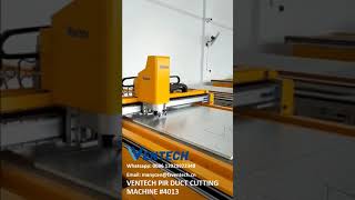 VENTECH PIR Duct Cutting Machine 4013  Preinsulated Duct Board Cutting Machine for Sale [upl. by Donall635]