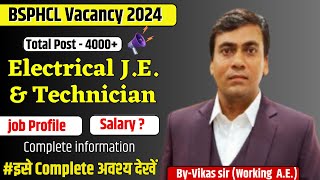 All about BSPHCL Vacancy 2024  Job profile  Salary   bsphclvacancy2024 [upl. by Hayott354]