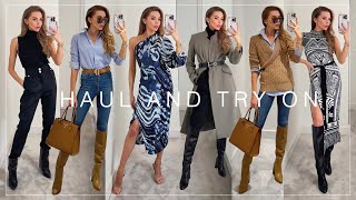 HAUL amp TRY ON  Karen Millen Zara Holland Cooper amp Other Stories [upl. by Haile]