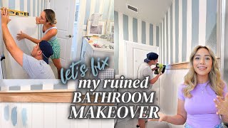 Fixing the WORST BATHROOM EVER EXTREME BATHROOM MAKEOVER DIY HOME DECORATING IDEAS [upl. by Alrak753]