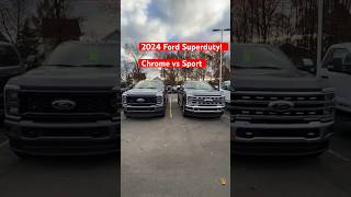 2024 Ford F350 Superduty Chrome package vs Sport Appearance Package comparison fordtrucks shorts [upl. by Leifeste68]