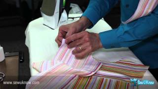 How To Sew A Shirt Yoke [upl. by Nylidnam236]