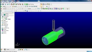 power mill tutorial in 4th Axis rotary tool path [upl. by Ereynihc]