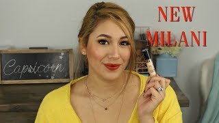 NEW MILANI CONCEAL amp PERFECT CONCEALER Review amp Wear Test [upl. by Nnyleitak]