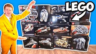 I Built The BIGGEST LEGO STAR WARS SETS Ever [upl. by Allemac536]