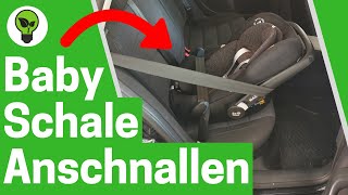 Babyschale im Auto Befestigen ✅ ULTIMATIVE ANLEITUNG Wie Maxi Cosi Kindersitz mit Gurt Anschnallen [upl. by Llewon761]