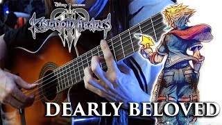 Kingdom Hearts 3  Dearly Beloved Classical Guitar Cover [upl. by Nhguavoj]