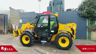 JCB 533105  105M TELEHANDLER  RS MACHINERY HIRE AND SALE [upl. by Nonnahsal844]