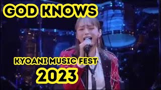 GOD KNOWS  Aya Hirano amp ENOZ  KyoAni Music Fest 2023 The Melancholy of Haruhi Suzumiya [upl. by Akinaj]