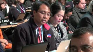 In Tearful Amazing Speech Philippines Climate Delegate Announces Hunger Strike [upl. by Shaffert36]