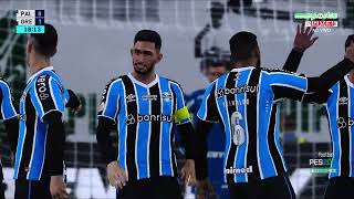 🛑 SIMULAÇÃO GAMEPLAY PALMEIRAS vs GRÊMIO AO VIVO AGORA  PES 2021 [upl. by Dorette]