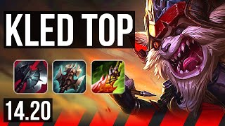 KLED vs DARIUS TOP  4k comeback 9210 Rank 8 Kled  NA Diamond  1420 [upl. by Dryden]