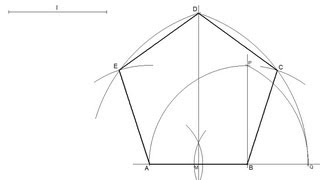 Pentágono regular dado el lado [upl. by Amos]