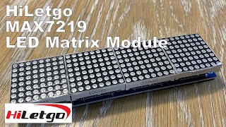 UNBOXING HiLetgo MAX7219 LED Matrix Module for Arduino [upl. by Alisia]