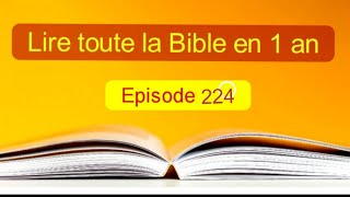 Toute la Bible en 1 an EP 224 Ecclésiaste 5 à 6 et Actes 19 [upl. by Rosenbaum587]