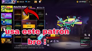 COMO SACAR LA GROZA EVOLUTIVA EXPLOSION COLORIDA CON POCOS DIAMANTESRULETA MAGICA FREE FIRE [upl. by Karwan]