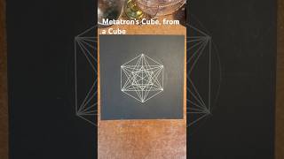 How to draw Metatron’s Cube from a club Using the KnewGeometry method Fast [upl. by Sallad]