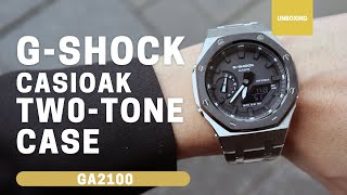 CASIOAK GSHOCK GA2100 TWO TONE CASE [upl. by Ormiston47]