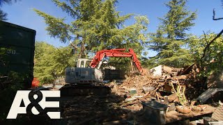 Hoarders 14 TONS of RECYCLING Pulled From Man’s Personal Junkyard  AampE [upl. by Eltsyrc580]