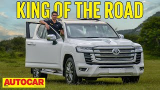 Toyota Land Cruiser LC 300 review  King of the road  First Drive  Autocar India [upl. by Annalla]