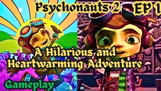 Psychonauts 2  A Hilarious and Heartwarming Adventure  EP 1  Gameplay [upl. by Latif]