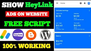 Heylink Adsense Loading Method with New Script for Bloggers in 2023 [upl. by Jena]