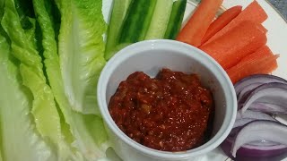 How to make Ssamjang  Korean spicy dip sauce [upl. by Market]