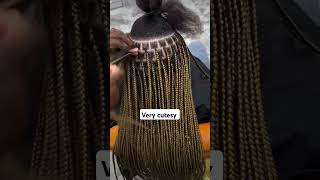 Very cutesy foryou hairstyles hairbraids subscribe braids haircare [upl. by Ubald]