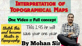 Interpretation of Topographical Maps । ICSE Board Class 10 Topography  Toposheet [upl. by Aneral]