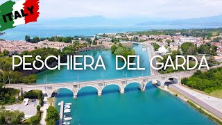 PESCHIERA DEL GARDA ITALY AFTER LOCKDOWN  LAKE CITY VIEWDRONE FOOTAGE  VACATION AFTER LOCKDOWN [upl. by Cavit]