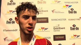 SILVER  ACHAB JAOUAD BEL  2014 WTF WORLD TAEKWONDO GRAND PRIX SERIES 3 [upl. by Chilson]