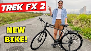 Trek FX 2 Commuter Bike Review amp First Ride [upl. by Wilterdink]