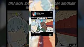 Dragon Saves Luffy 🔥 onepiece luffy shorts ytshorts [upl. by Johathan]