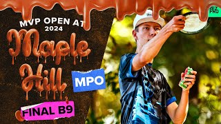 2024 MVP Open  MPO FINALB9  Gossage Wysocki Buhr Proctor  Jomez Disc Golf [upl. by Opaline]