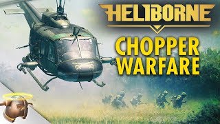 HELIBORNE Helicopter arcade combat with realistic flight physics  RangerDave [upl. by Aimaj396]