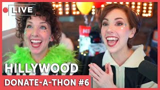 LIVE  HILLYWOOD DONATEATHON 6 [upl. by Aneetsyrk]