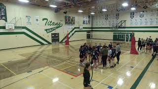 2024 Senor High Girls East Volleyball Playoff Game WainwrightBlessed Sac at Tofield 20241104 [upl. by Knox405]