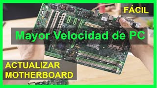 Como actualizar Tarjeta Madre de PC  Actualizar MotherBoard 2024  Mejorar la velocidad de PC 2024 [upl. by Ahsika]