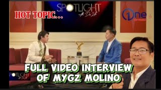 FULL VIDEO OF MYGZ MOLINO INTERVIEWIKINUWENTO ANG BUHAY NIYA [upl. by Malamud]