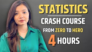 Complete STATISTICS for Data Science  Data Analysis  Full Crash Course [upl. by Kerri106]