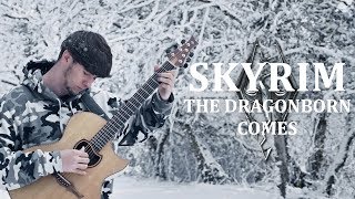 Skyrim  The Dragonborn Comes  Fingerstyle Guitar Cover [upl. by Kasey]