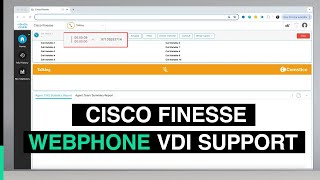 Cisco Finesse Webphone VDI Support [upl. by Adamok469]