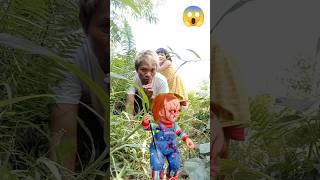 CHUCKY doll kids PLAY  ding dong hideandsick horrorshortfilm releasedhorrormovies2024 [upl. by Bust]